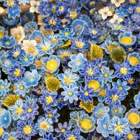 Ceramic flower design for garden decor fair